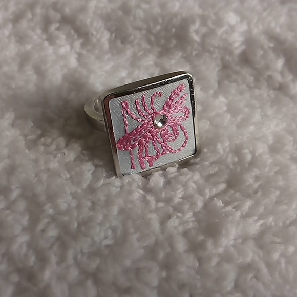 SWATCH BIJOUX FLOWER CAGE RING RARE - Picture 1 of 6